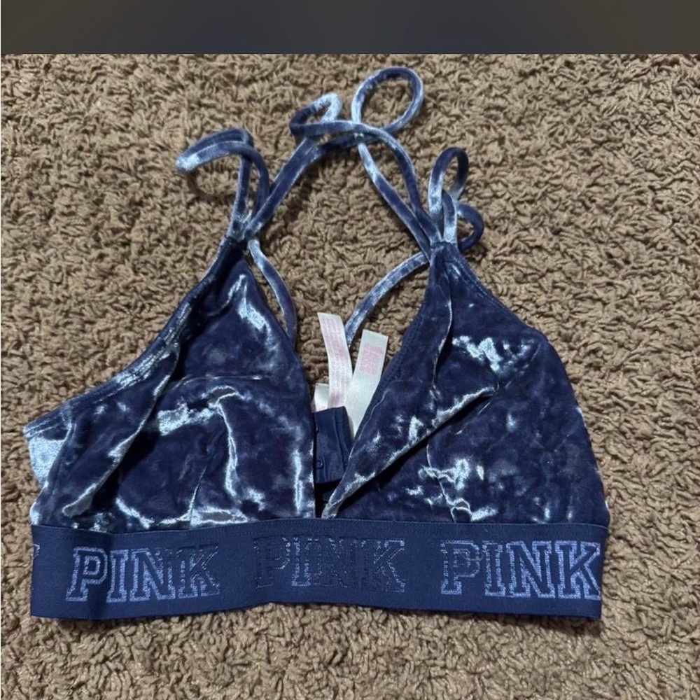 PINK Victoria's Secret Navy Sports Bra
